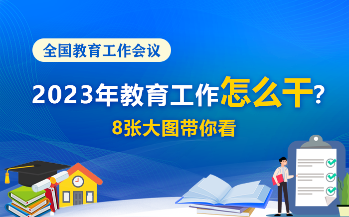 2023年教育工作怎么干？8张大图带你看